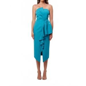 NEW ELLIATT ayla midi dress in turquoise